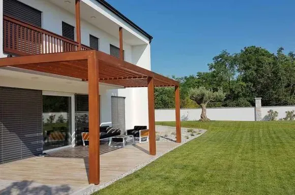 Installation de pergola